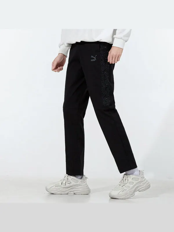 Брюки overlay track trousers 'black' Puma — изображение 3 из 4, черный