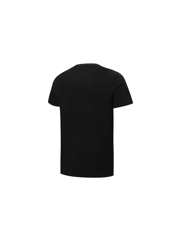 Футболка colorful logo t-shirt 'black' Puma — изображение 2 из 2, черный