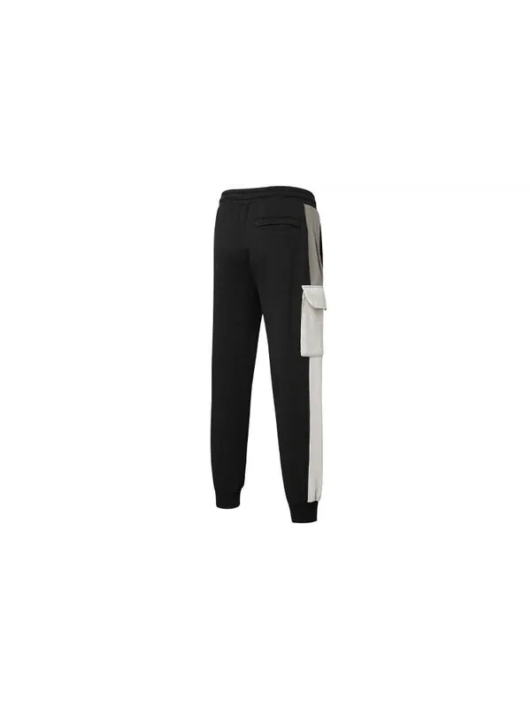 Брюки logo retro cargo pants 'black' Puma — изображение 2 из 2, черный
