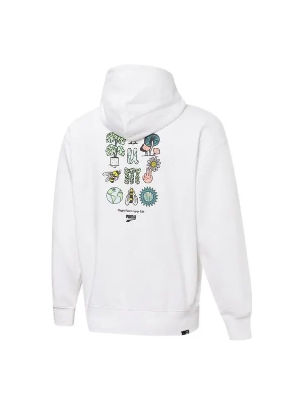 Куртка downtown graphic fz jacket white Puma — изображение 1 из 2, белый