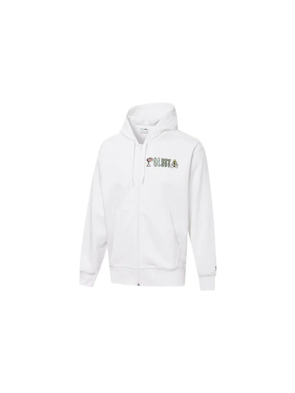 Куртка downtown graphic fz jacket white Puma — изображение 2 из 2, белый