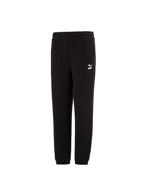 Брюки logo classics pants 'black' Puma — 1