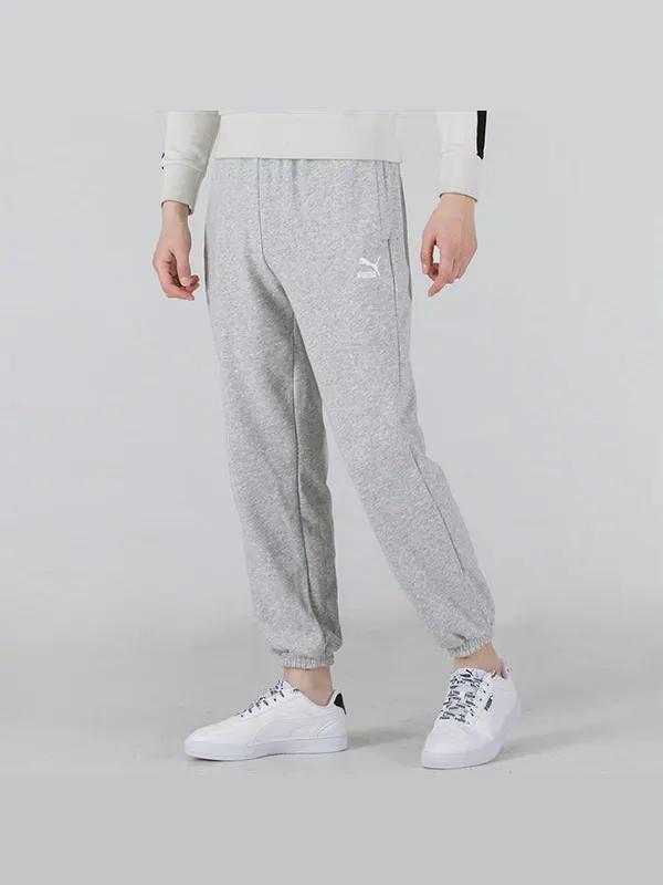 Брюки logo classics pants 'grey' Puma — 2