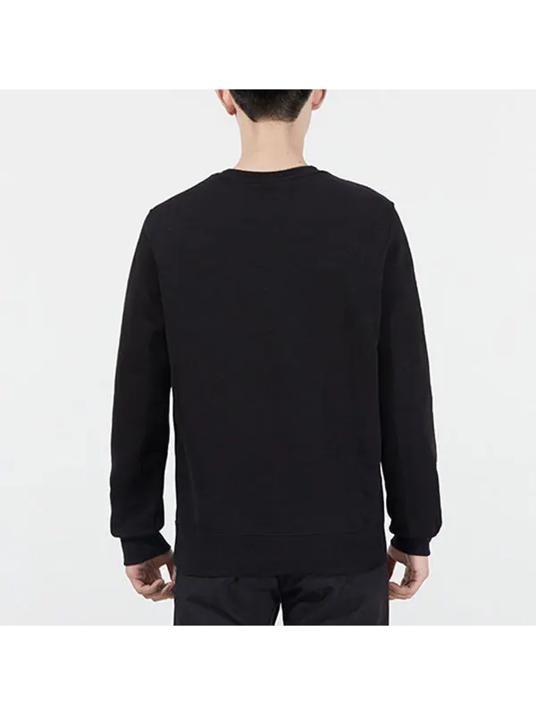 Толстовка PUMA Bronzing Logo Sports Round Neck Pullover Black — изображение 4 из 4, черный