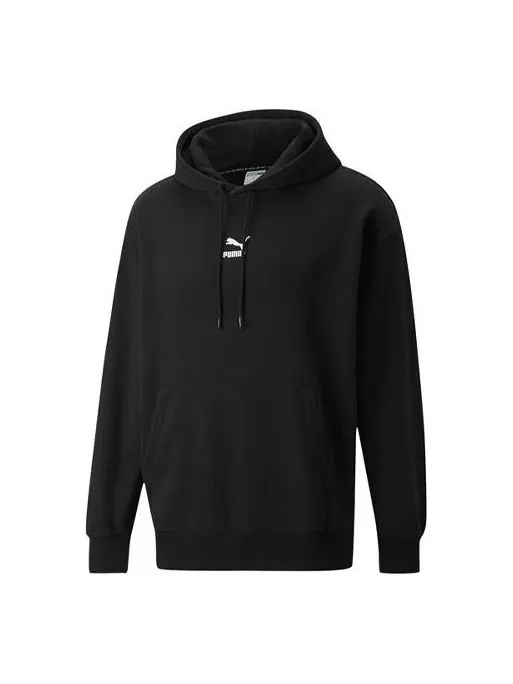 Толстовка logo printing loose black Puma — изображение 1 из 2, черный