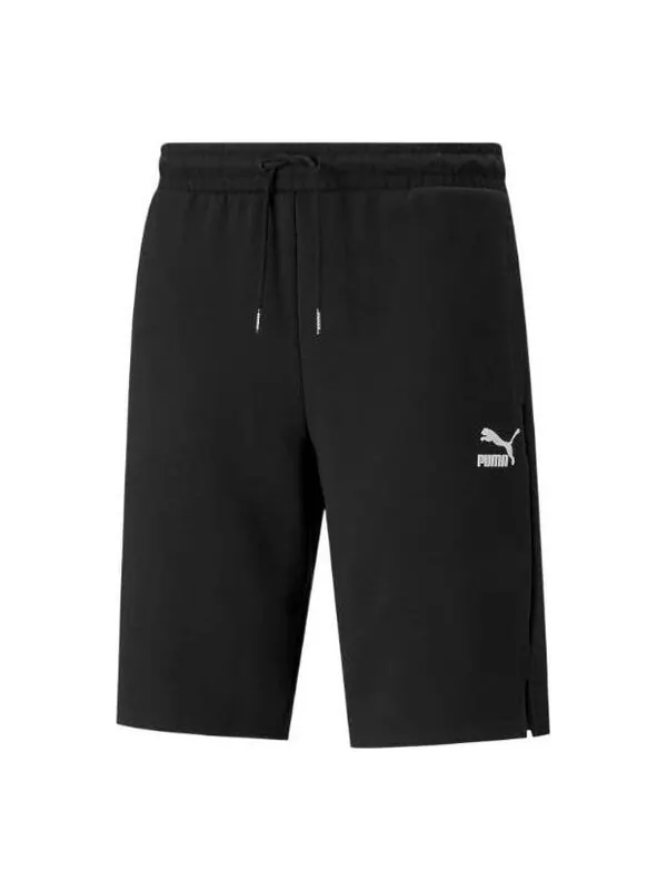 Шорты classics logo shorts 'black' Puma — изображение 1 из 4, черный