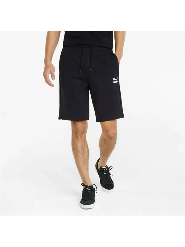Шорты classics logo shorts 'black' Puma — изображение 4 из 4, черный