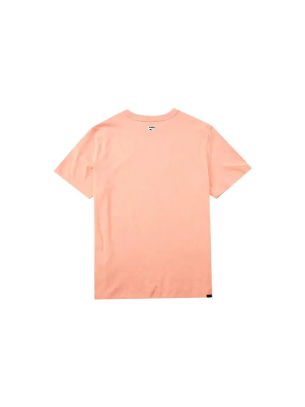Футболка downtown graphic tee 'pink' Puma — изображение 2 из 4, розовый/красный