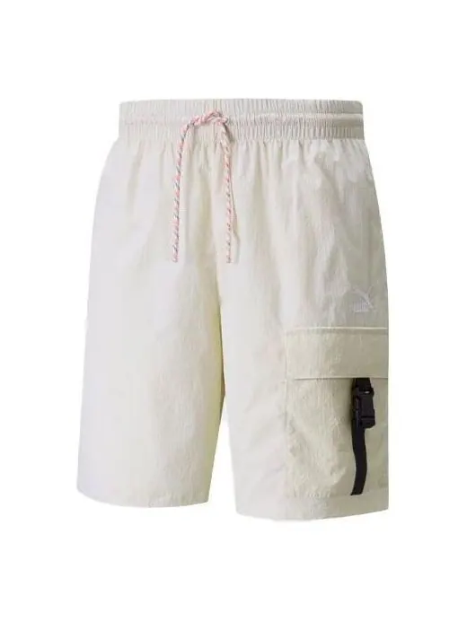 Шорты hill camp cargo shorts 'white' Puma — изображение 1 из 4, белый