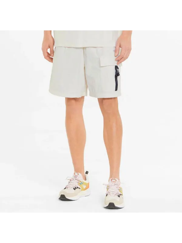 Шорты hill camp cargo shorts 'white' Puma — изображение 4 из 4, белый