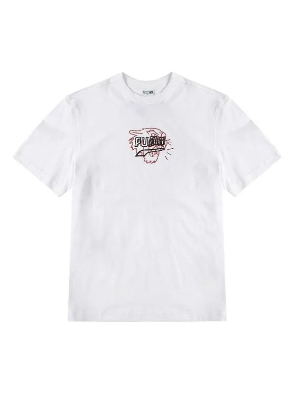 Футболка btl graphic t-shirt 'white' Puma — изображение 1 из 1, белый
