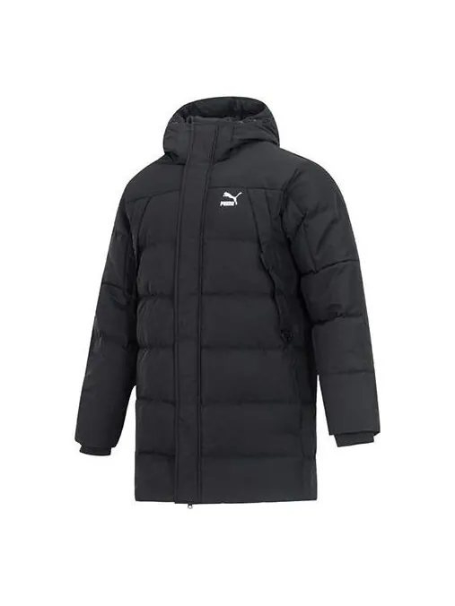 Куртка protective hooded down coat 'black' Puma — изображение 1 из 4, черный