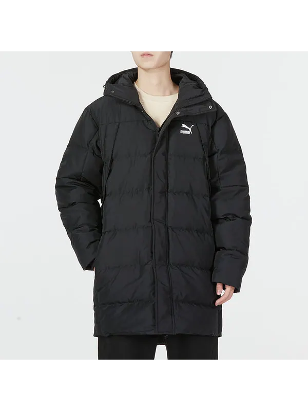 Куртка protective hooded down coat 'black' Puma — изображение 3 из 4, черный