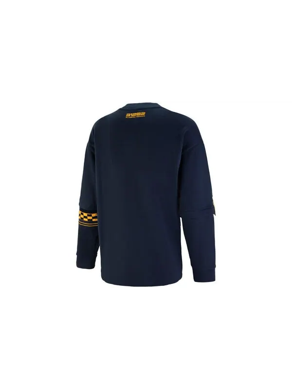Свитер logo ferrari race statement sweatshirt 'navy' Puma — изображение 2 из 2, темно-синий