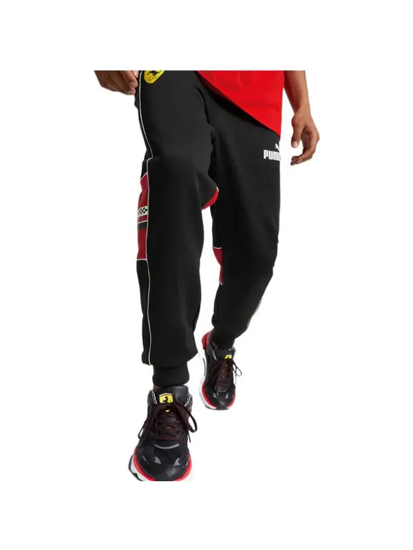 Брюки scuderia ferrari sds pants 'black' Puma — изображение 4 из 4, черный/красный