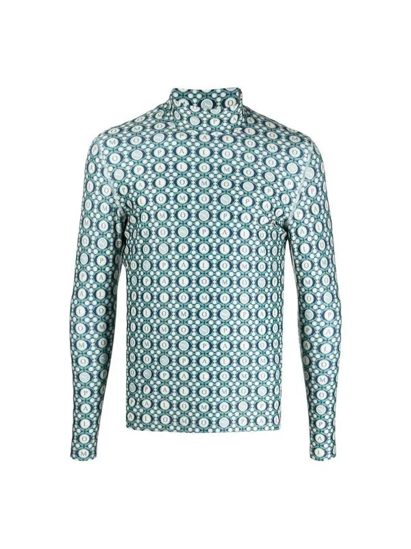 Футболка turtlenecks long sleeve shirts 'green' Puma — изображение 1 из 1, зеленый