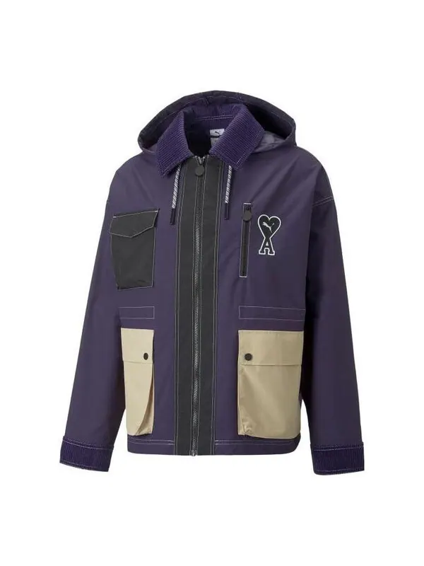 Куртка x ami jacket 'purple' Puma — изображение 1 из 2, фиолетовый