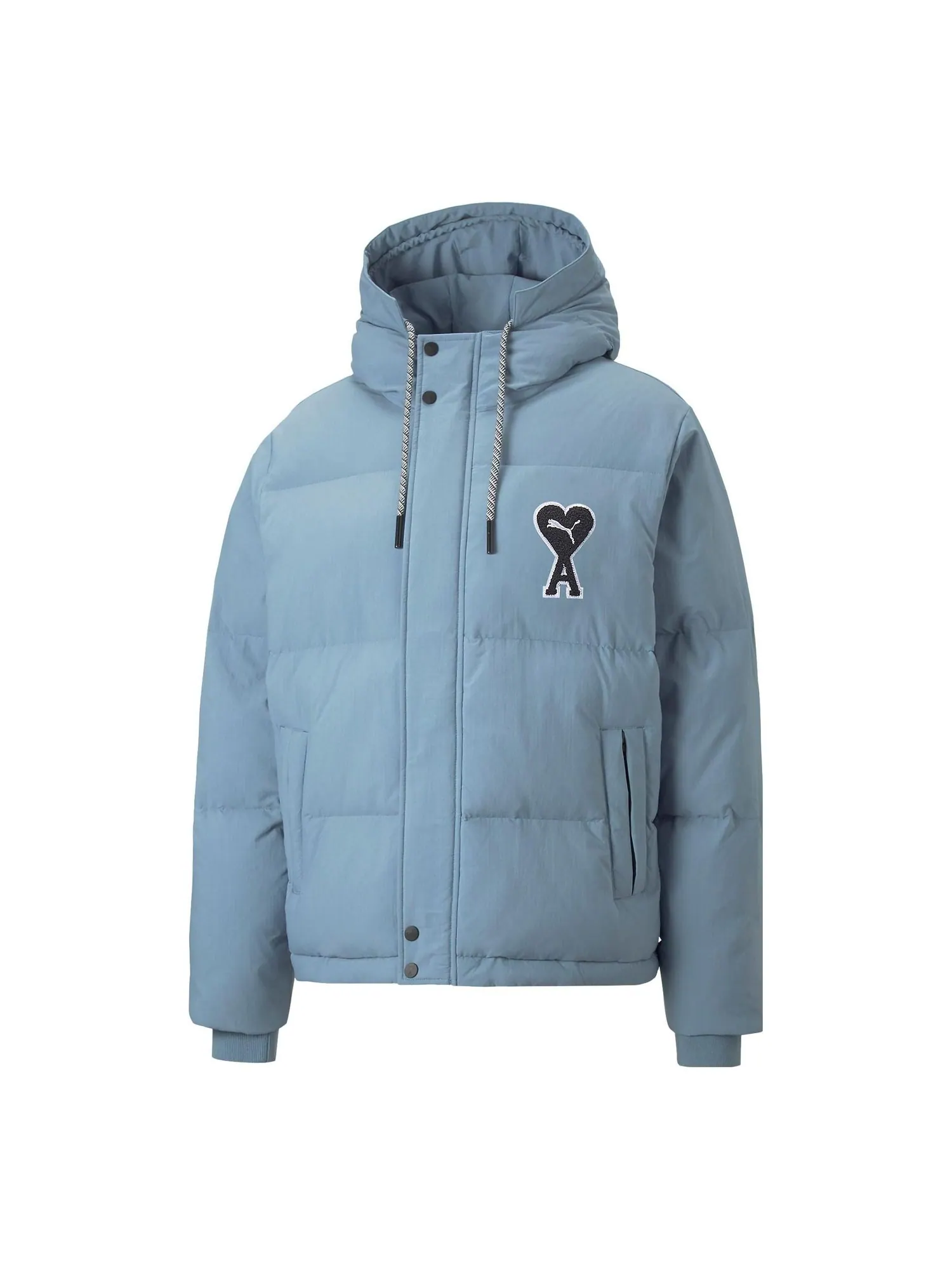Утепленная куртка Puma x Ami 'Fadded Denim' — изображение 1 из 3, синий/джинсовый синий