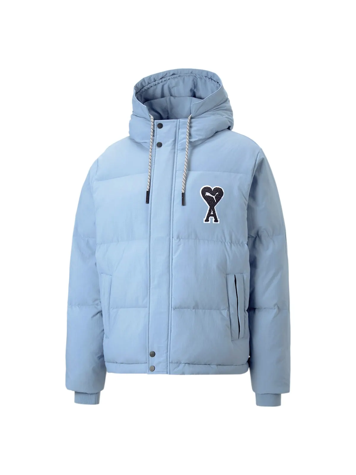 Утепленная куртка Puma x Ami 'Fadded Denim' — изображение 2 из 3, синий/джинсовый синий
