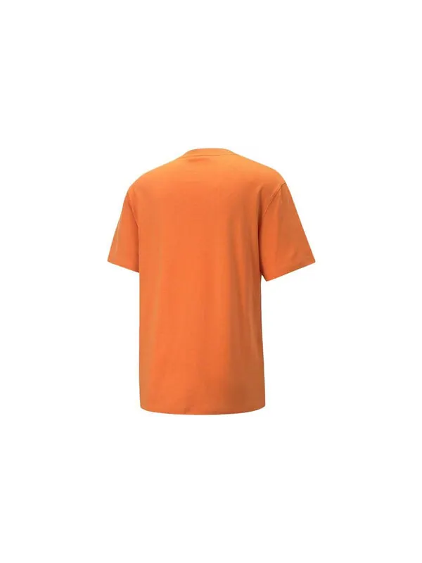 Футболка x ami tee 'orange' Puma — изображение 2 из 4, оранжевый