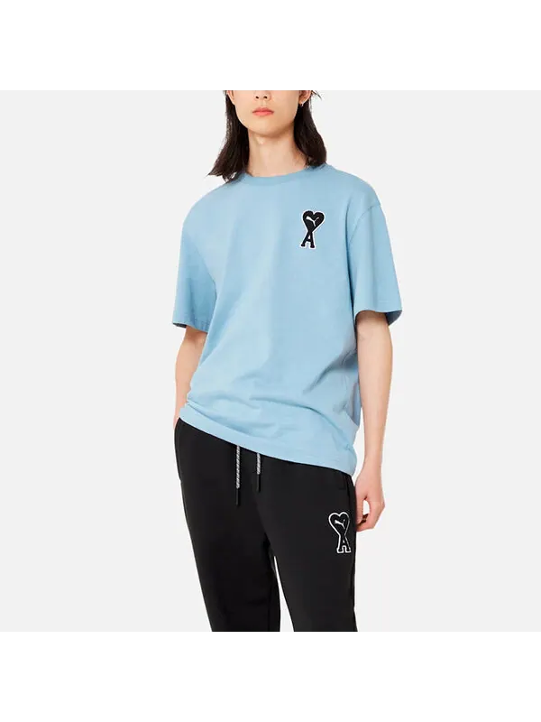 Футболка x ami tee 'blue' Puma — изображение 3 из 4, синий