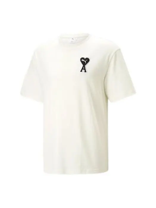 Футболка x ami tee 'white' Puma — изображение 1 из 4, белый
