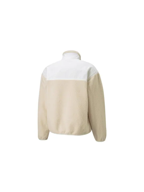 Куртка x ami sherpa jacket 'beige' Puma — изображение 2 из 2, бежевый