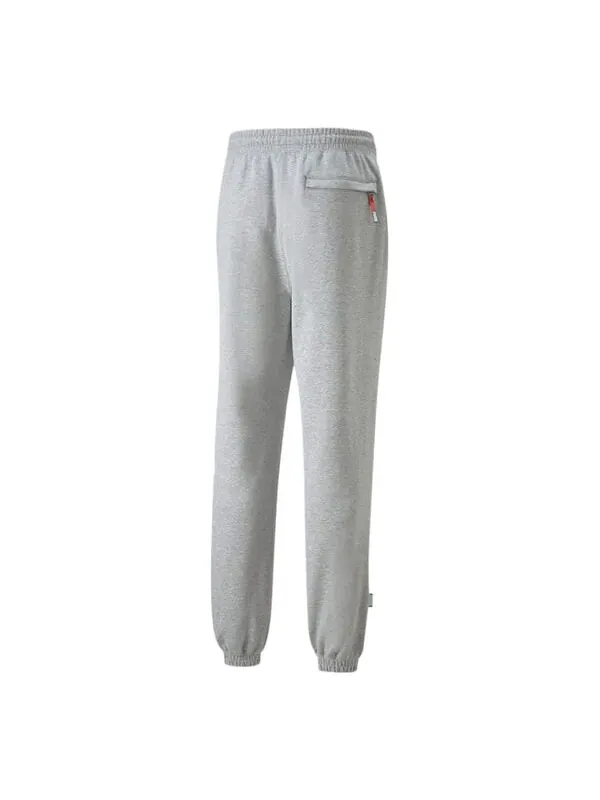 Брюки fandom sweatpants 'grey' Puma — изображение 2 из 2, серый/белый/черный/синий