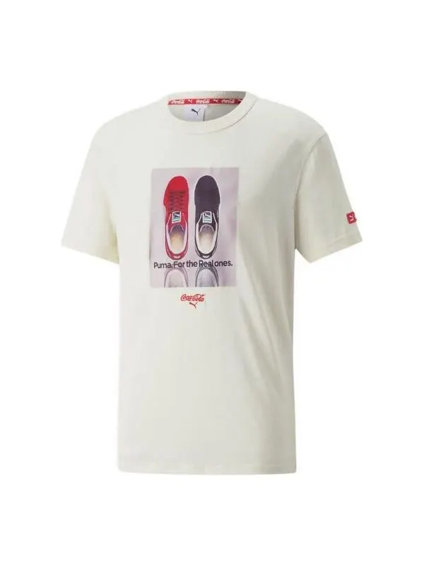 Футболка x coca cola relaxed tee 'white' Puma — изображение 1 из 2, белый