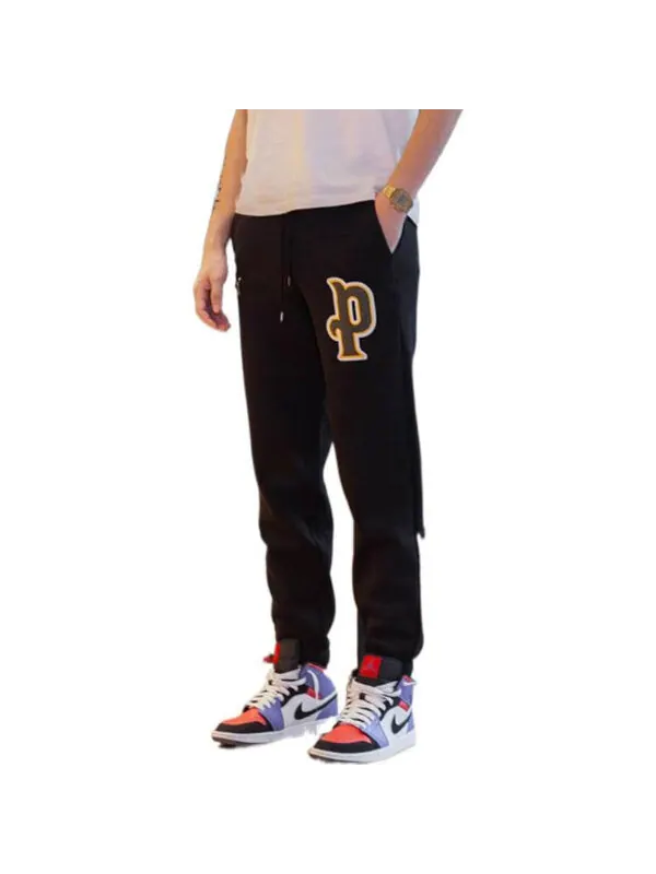 Брюки team sweatpants 'black' Puma — изображение 2 из 2, черный