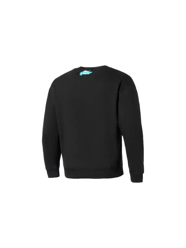 Толстовка logo international sportswear sweatshirt 'black' Puma — изображение 2 из 2, черный