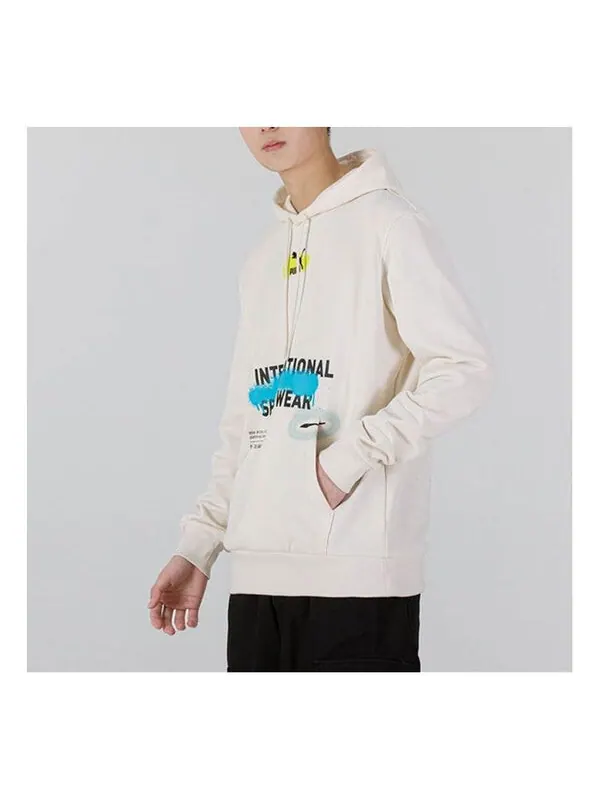 Толстовка logo printing ivory Puma — изображение 1 из 2, белый