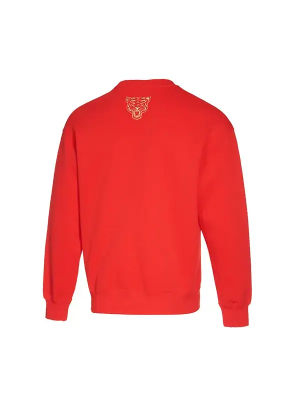 Свитер year of the tiger sweatshirt 'red' Puma — изображение 2 из 2, красный/золотистый