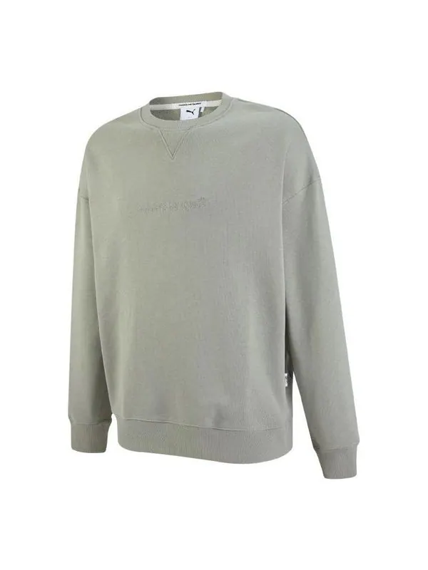 Свитер mmq crew neck sweatshirt 'grey' Puma