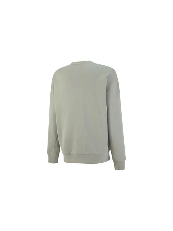 Свитер mmq crew neck sweatshirt 'grey' Puma — изображение 2 из 2, серый