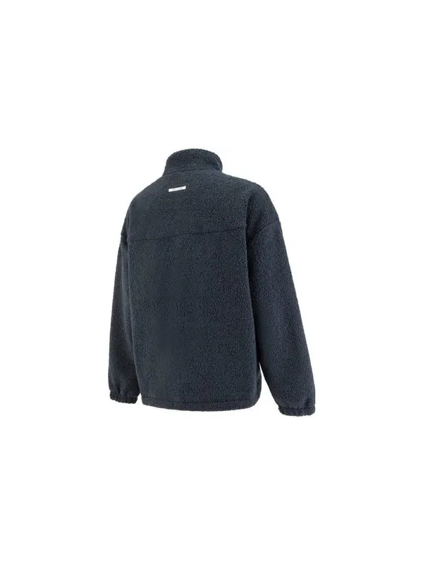 Куртка mmq sherpa fleece jacket 'navy' Puma — изображение 2 из 2, темно-синий