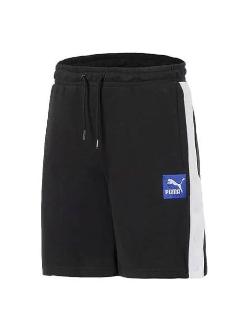 Шорты emb logo shorts 'black' Puma — изображение 1 из 2, черный