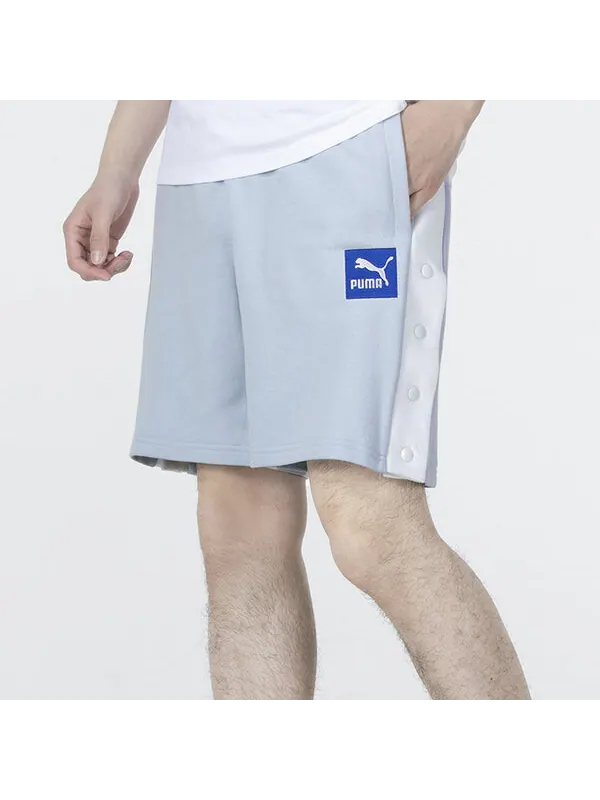 Шорты emb logo shorts 'blue' Puma — изображение 4 из 4, синий