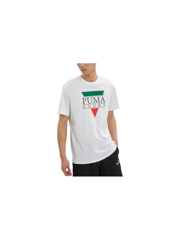 Футболка tennis club graphic tee 'white' Puma — изображение 3 из 3, белый