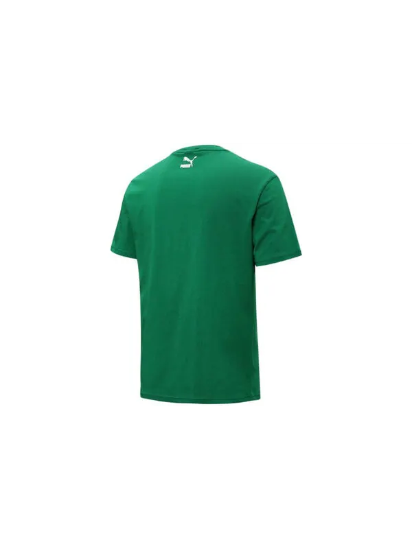 Футболка tennis club graphic tee 'green' Puma — изображение 2 из 2, зеленый