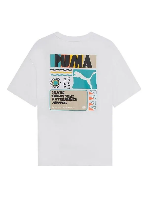 Футболка hc relaxed tee 'white' Puma — изображение 1 из 2, белый