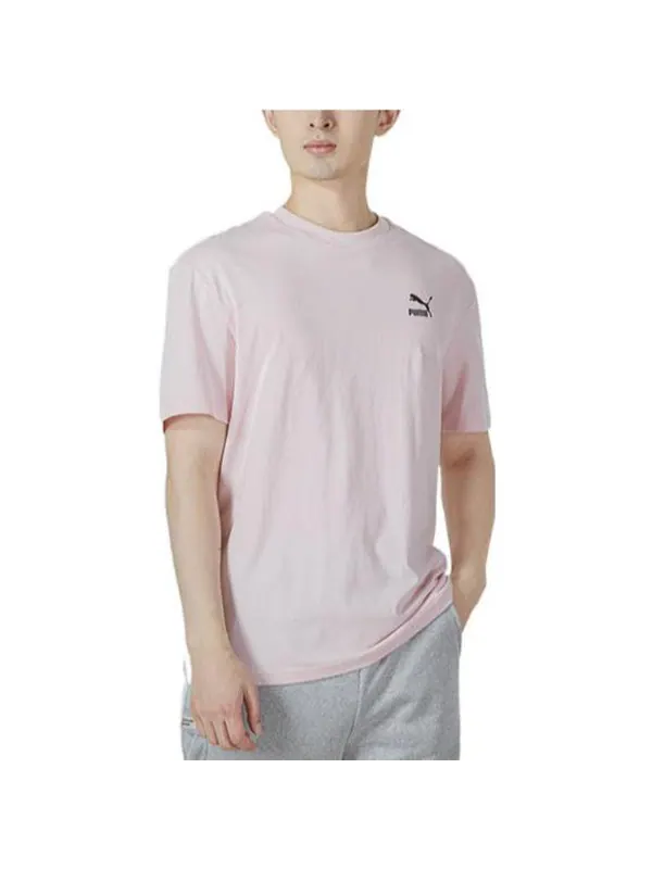 Футболка hc relaxed tee 'pink' Puma — изображение 3 из 4, розовый