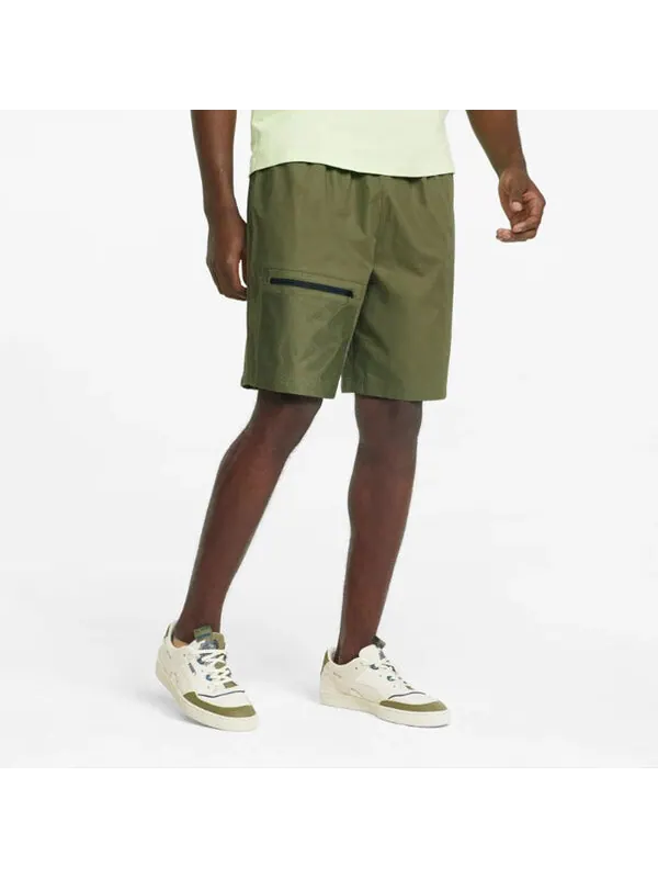 Шорты hc twill short 'green' Puma — изображение 4 из 4, зеленый/белый