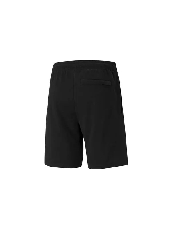 Шорты nature camp graphic shorts 'black' Puma — изображение 3 из 4, черный/белый