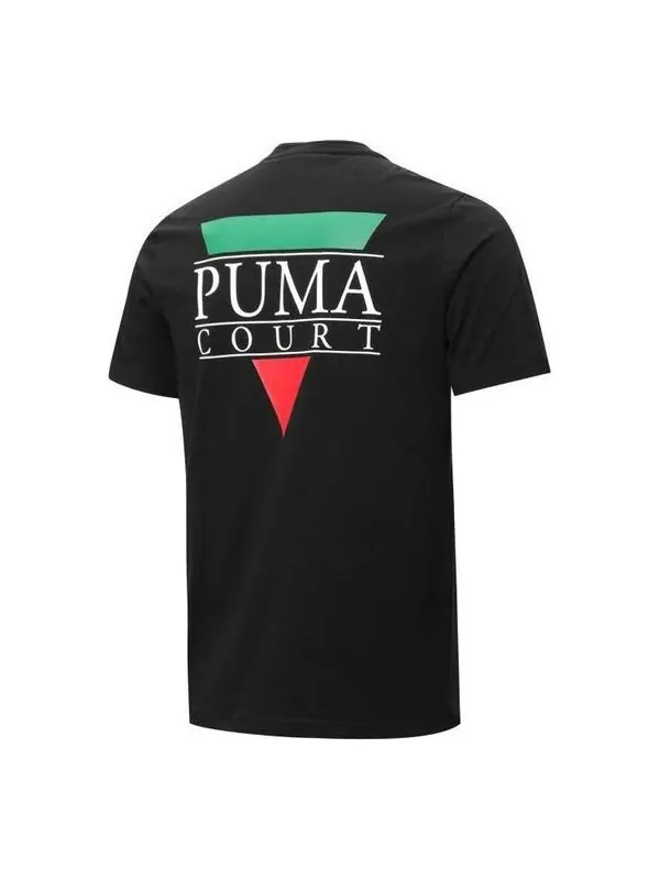 Футболка tennis club graphic tee 'black' Puma — изображение 1 из 4