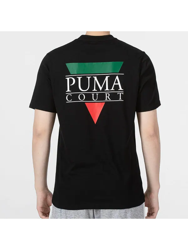 Футболка tennis club graphic tee 'black' Puma — изображение 4 из 4