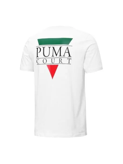 Футболка tennis club graphic tee 'white' Puma — изображение 1 из 2