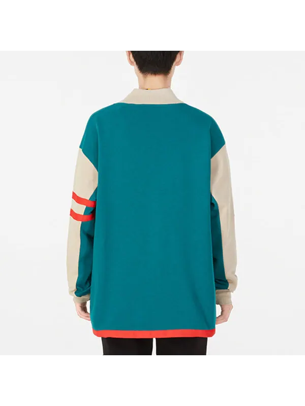 Куртка mix badge long cardigan 'green' Puma — изображение 3 из 4