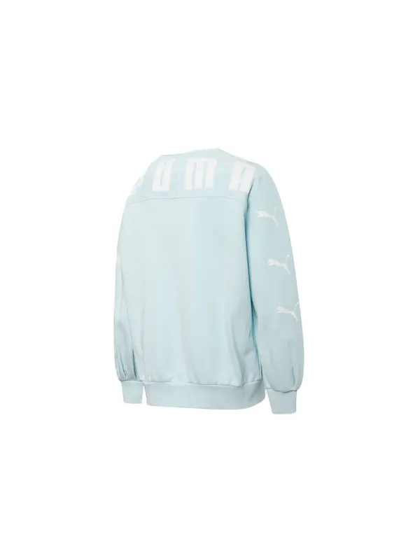 Свитер skb logo printing round-neck sweatshirtblue Puma — изображение 2 из 2, синий