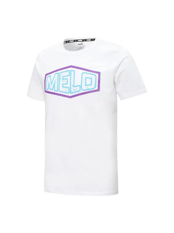 Футболка x lamelo ball rare tee 'white' Puma — изображение 1 из 2, белый/фиолетовый/синий